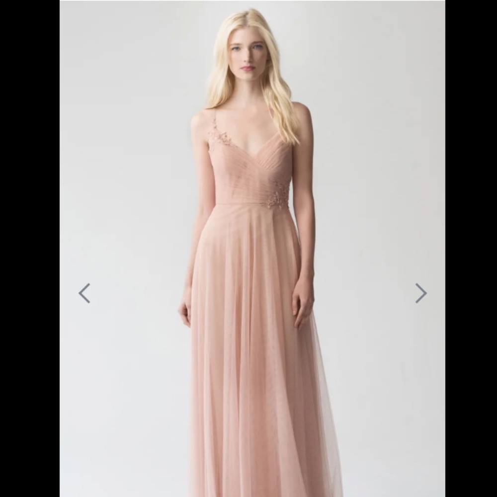 Jenny Yoo Blush Bridesmaid “Brielle” Dress